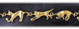 14K Gold Cat w/Balls Bracelet