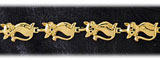 14K Gold Kitty Cats Bracelet