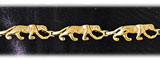 14K Gold Cougar Bracelet