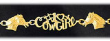 14K Gold Cowgirl Bracelet
