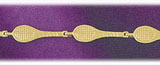 14K Gold Tennis Racket Bracelet