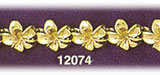 14K Gold Plumeria Hawaiian Bracelet