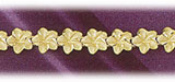 14K Yellow Gold Hawaiian Plumeria Bracelet