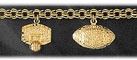14K Gold Sport Charm Bracelet
