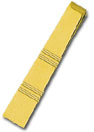 14K Gold Engravable Tie Bar For Men