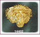 14K Gold Lion Ring