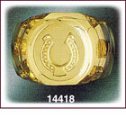 14Kt Gold Horse Shoe Ring