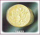 14K Gold US Army Ring