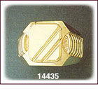 14K Gold Square Signet Ring