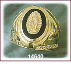 14Kt Gold Guadalupe Onyx Ring