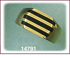 14K Gold Man Black Onyx Ring
