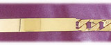 6MM 14K Gold ID Mens Bracelet