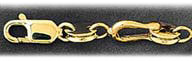8mm 14Kt Gold Shackle Men