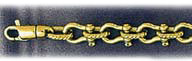 6mm 14K Gold Shackle Men
