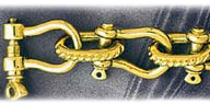 12mm 14K Gold Shackle Men