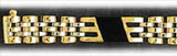 7mm 14K Two Color Gold w/Black Onyx Men