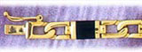 6mm 14K Gold Black Onyx Men