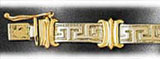 7mm 14K Two Tone Gold Fancy Men