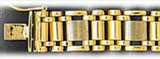 14mm 14Kt Two Tone Gold Fancy Men