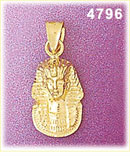 14K Gold Egyptian Pharaoh Charm