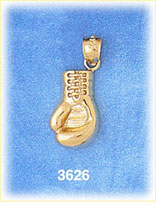 14K Gold Boxing Training Glove Charm