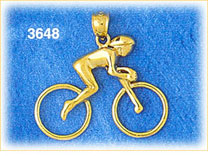 14K Gold Bicker Charm
