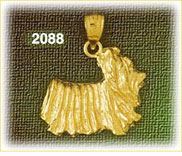 14K Gold Yorkshire Terrier Charm