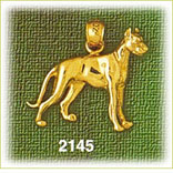14K Gold Watch Dog Charm