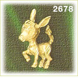 14K Gold Donkey Charm