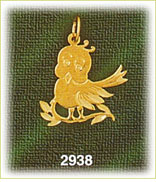 14K Gold Tweety Bird Charm