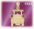 14K Yellow Gold Ford Model T Automobile Charm