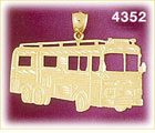 14Kt Yellow Gold Bus Charm