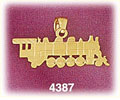 14K Yellow Gold Old Fashioned Locomotive Train Charm