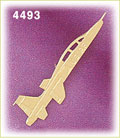 14K Yellow Gold Talon US Air Force Military Training Plane Charm