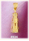 14K Yellow Gold Sugar Mill Charm