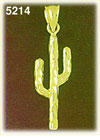 14K Yellow Gold Cacti Species Western Charm
