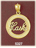 14K Yellow Gold Alaska Charm