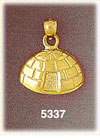 14K Yellow Gold Alaskan Eskimo Igloo Alaska Charm