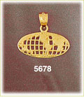 14K Yellow Gold Complete World View Celestial Charm