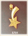 14Kt Yellow Gold Shooting Star Celestial Charm