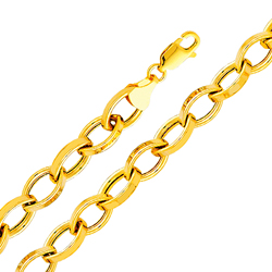 14K Yellow Gold Light Fancy Ladies Bracelet