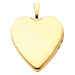 14 Karat Gold Heart Locket 14 karat gold heart locket