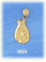 14K Gold Training Boxing Glove Charm