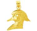 14k gold bird charms