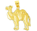 14k gold camel charms