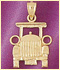 14k gold car charm