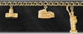 14k gold charm bracelet