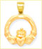 14k gold claddagh charms
