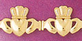 14k gold claddah bracelet