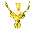 14k gold deer charms